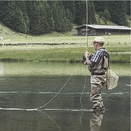 Fishing at sunset on Green River Lake